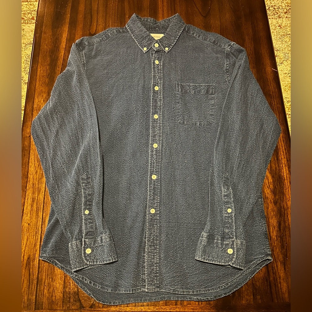 Taylor stitch jack in navy seersucker size 44